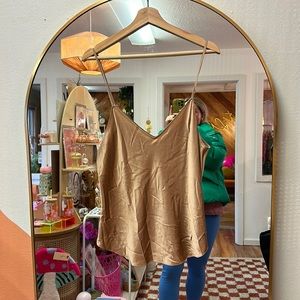 Reformation 100% silk teddy camisole